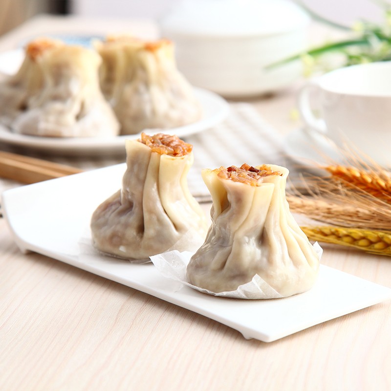 捷迅速冻机在速冻烧麦上的应用案例